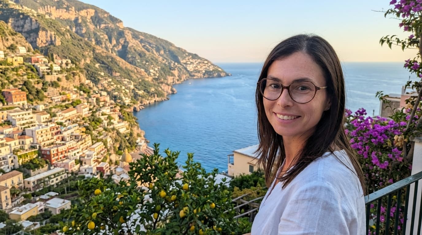 Alice on the Italian coast